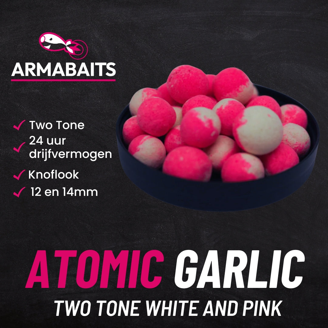 Atomic Garlic — Two-tone White and pink