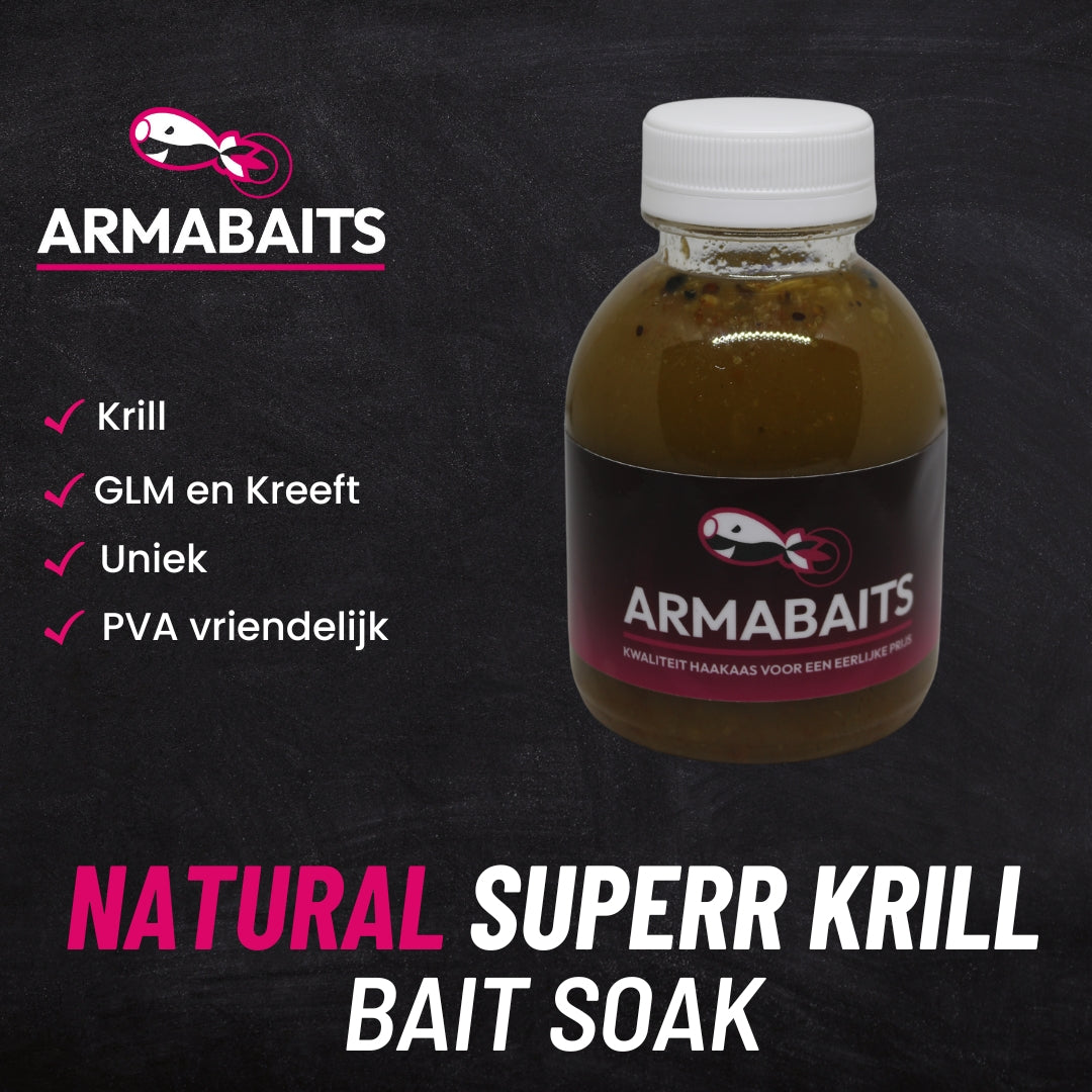 Natural Superr Krill Bait Soak 250ml